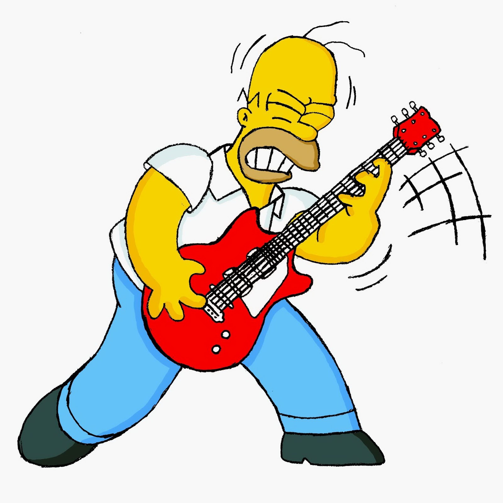 Homer rockero