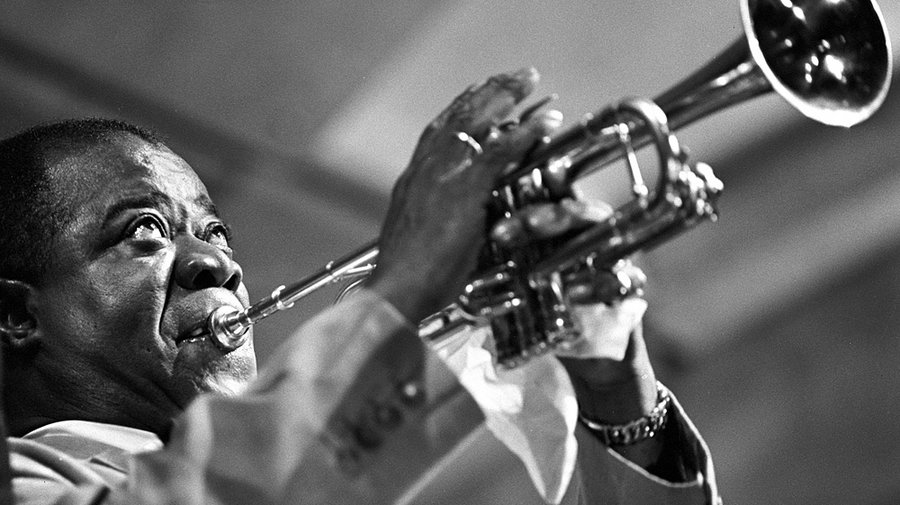 Louis Armstrong por Herman Leonard