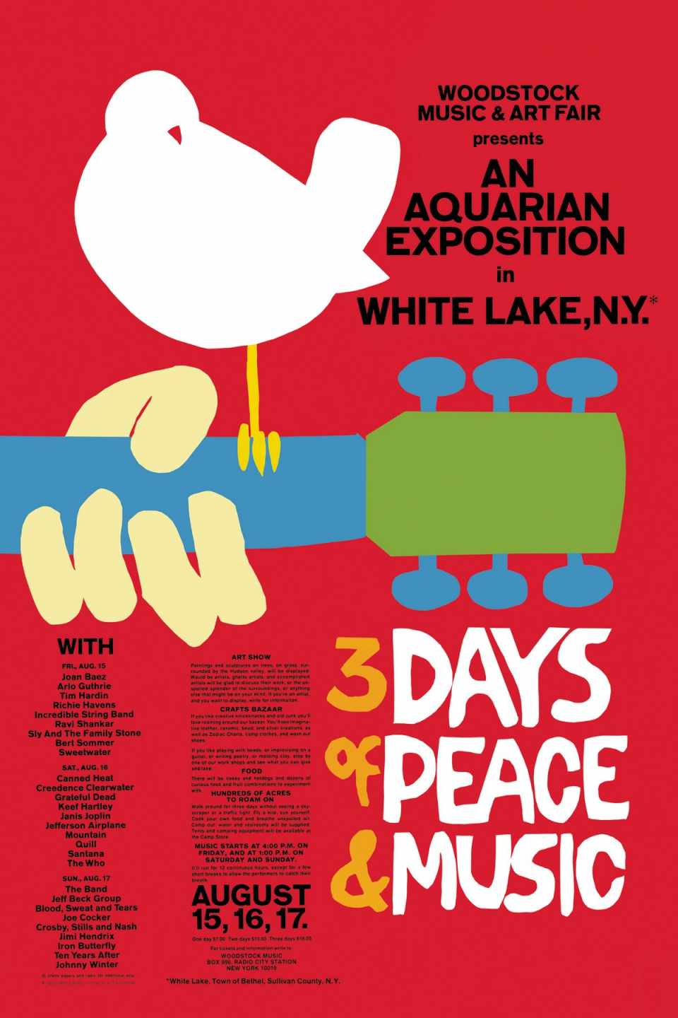 Cartel de Woodstock